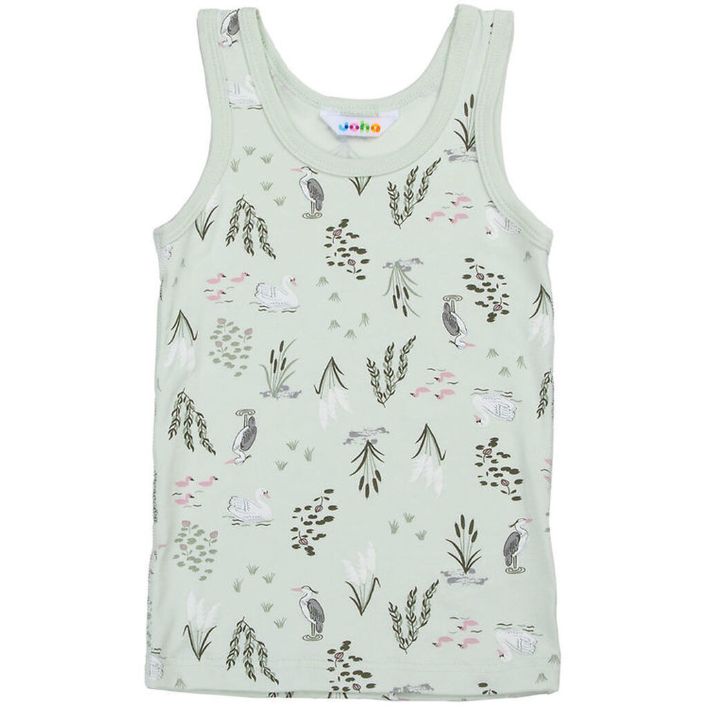 Joha Undertrøje - Viskose/Bambus - Mynte m. Svane