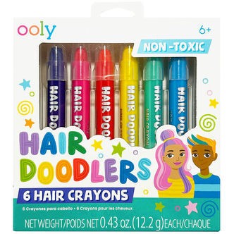 Ooly Hårmaling - 6 stk - Hair Doodlers