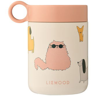 Liewood Termobeholder - Kiani - Cats And Dogs/Sandy