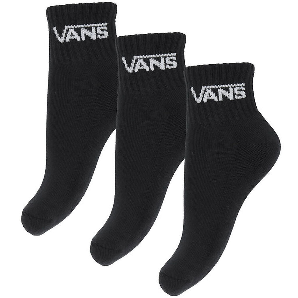 Vans Ankelstrømper - 3-pak - Sort m. Hvid