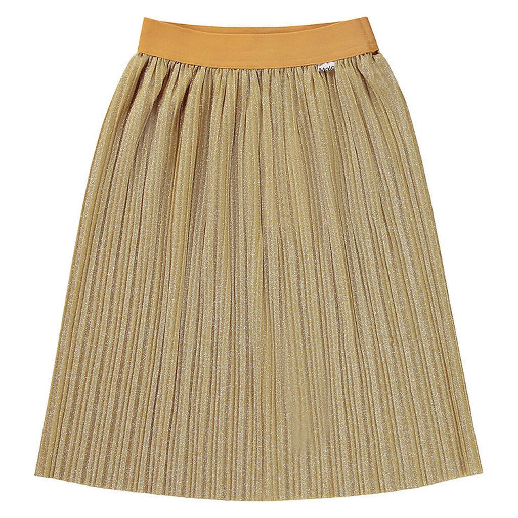 Molo Nederdel - Plissé - Bailini - Pale Sun m. Glimmer