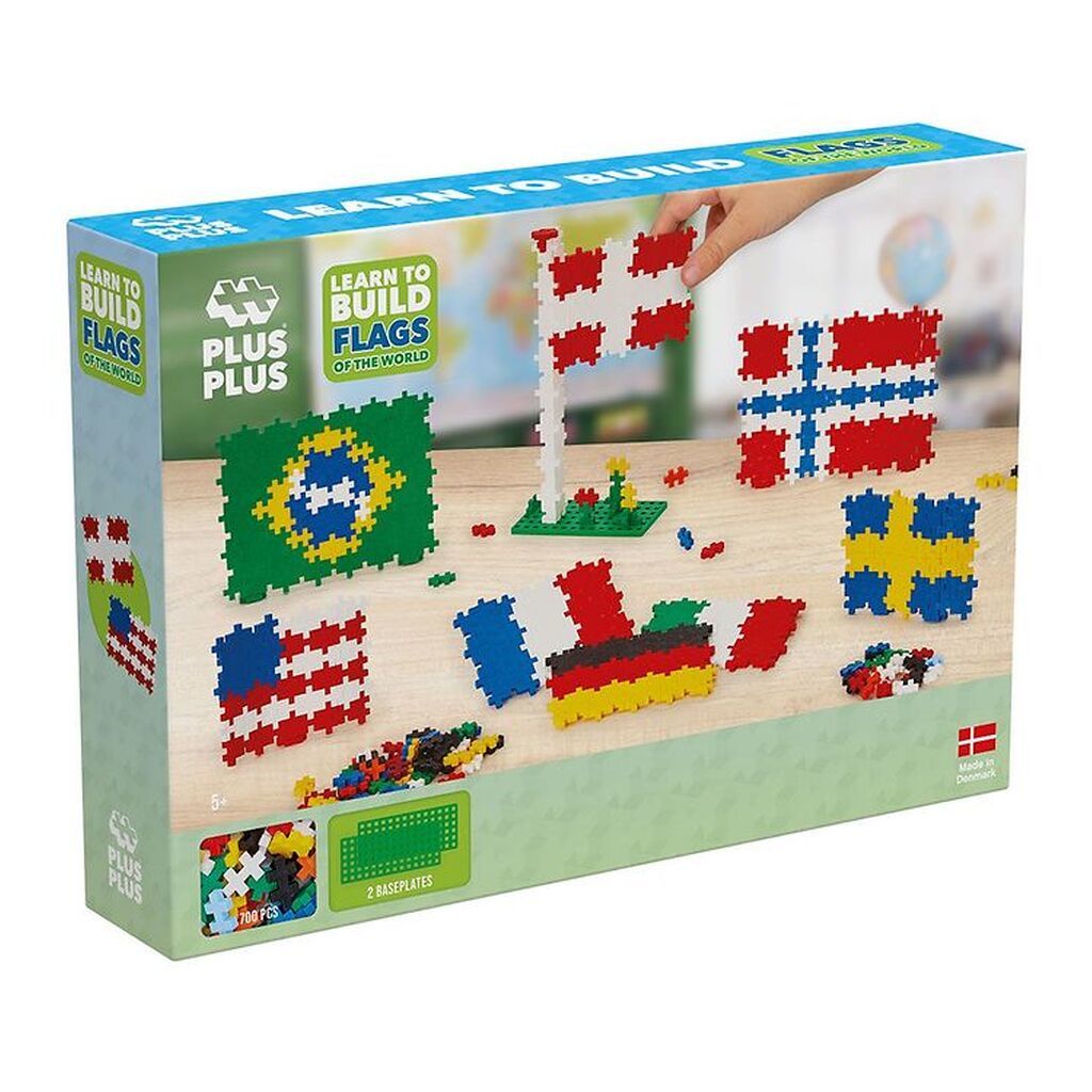 Plus-Plus Learn To Build - 700 stk. - Flags Of The World
