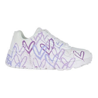 Skechers x JGoldcrown Sko - Uno Lite - Spread The Love - Hvid/La