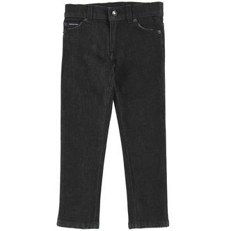 Dolce & Gabbana Jeans - Sort Denim m. Basketbold
