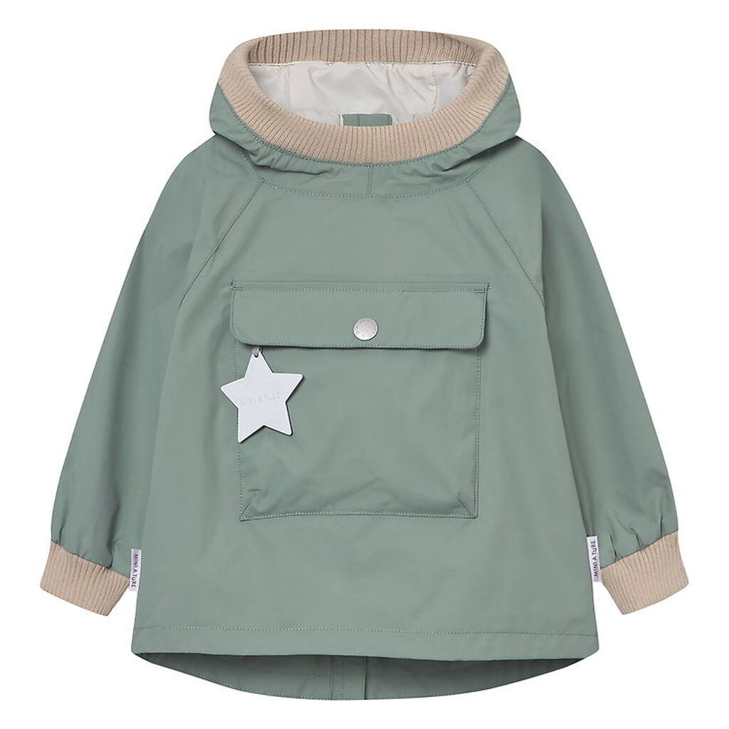 Mini A Ture Sommerjakke - MatBaby Vito Anorak - Granite Green