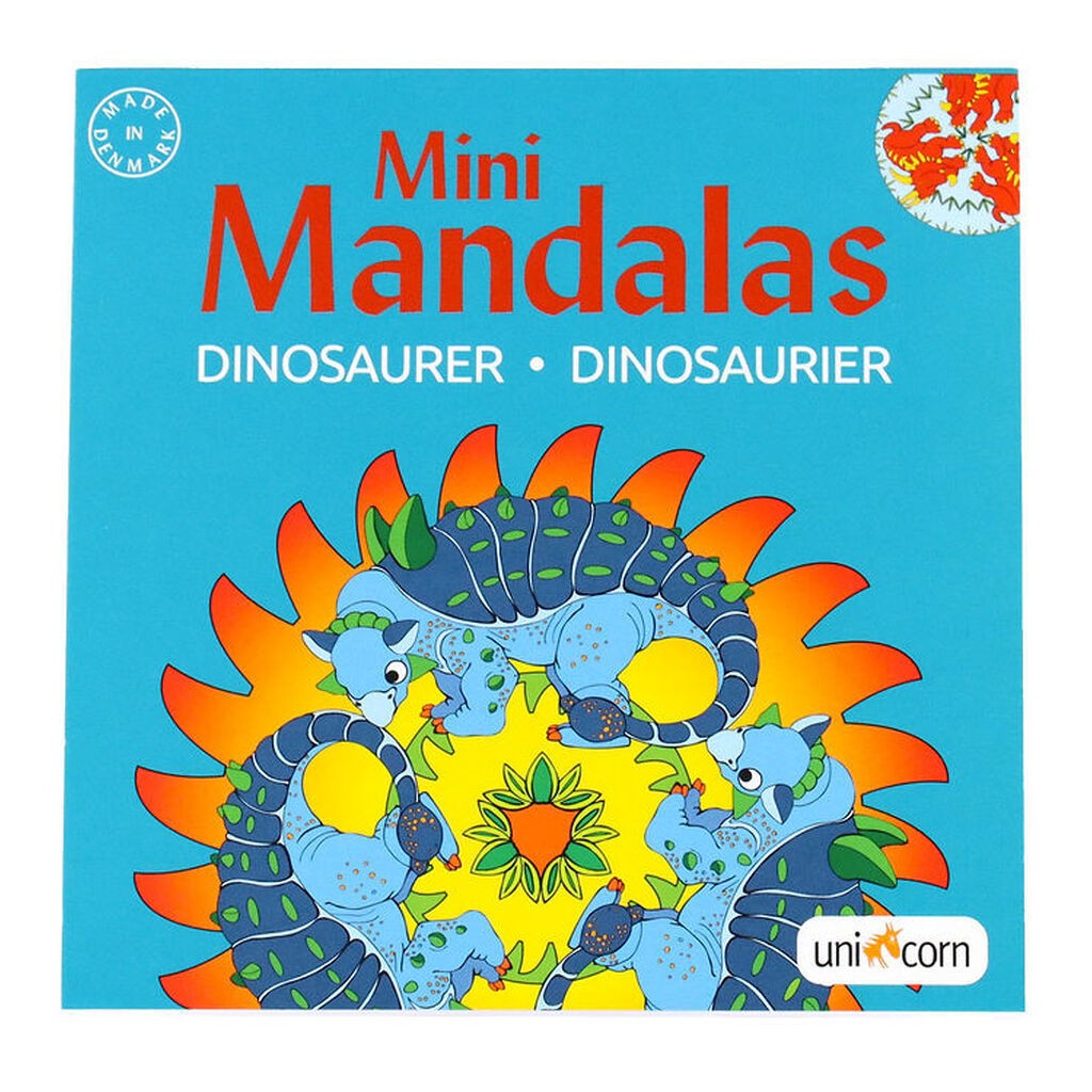 Mini Mandalas Malebog - Dinosaurer