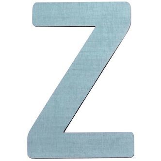 Sebra Træbogstaver - Z - Pastel Dreng