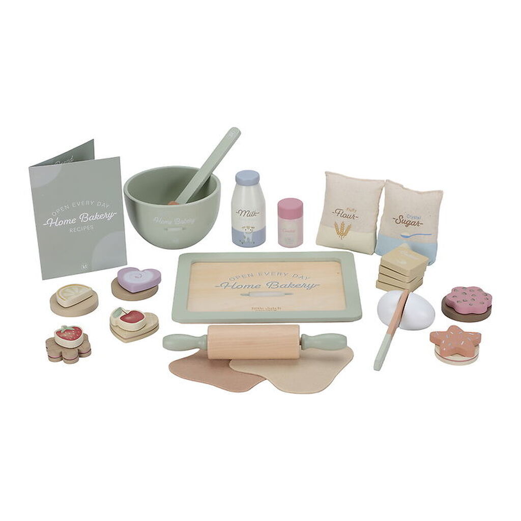 Little Dutch Bagesæt - Træ - Grøn