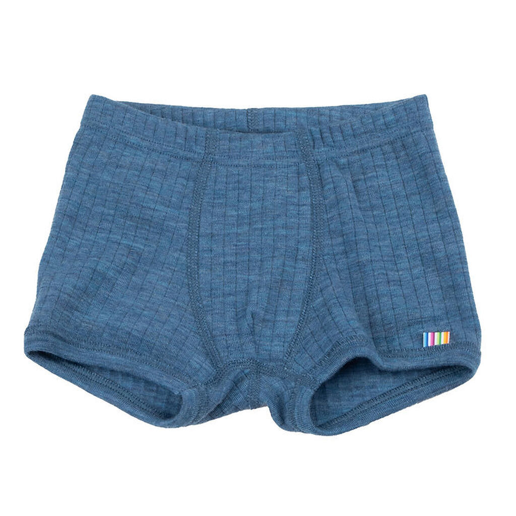 Joha Boxershorts - Uld - Denim Blå