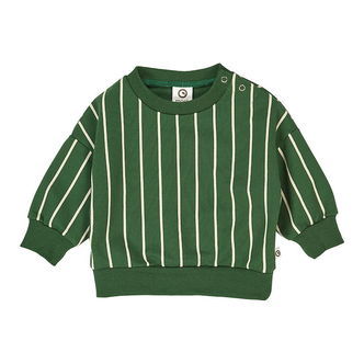 Müsli Sweatshirt - Pinstripe - Green Gables/Oak