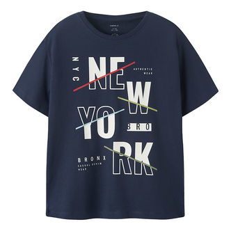 Name It T-shirt - NkmKingston - Mood Indigo
