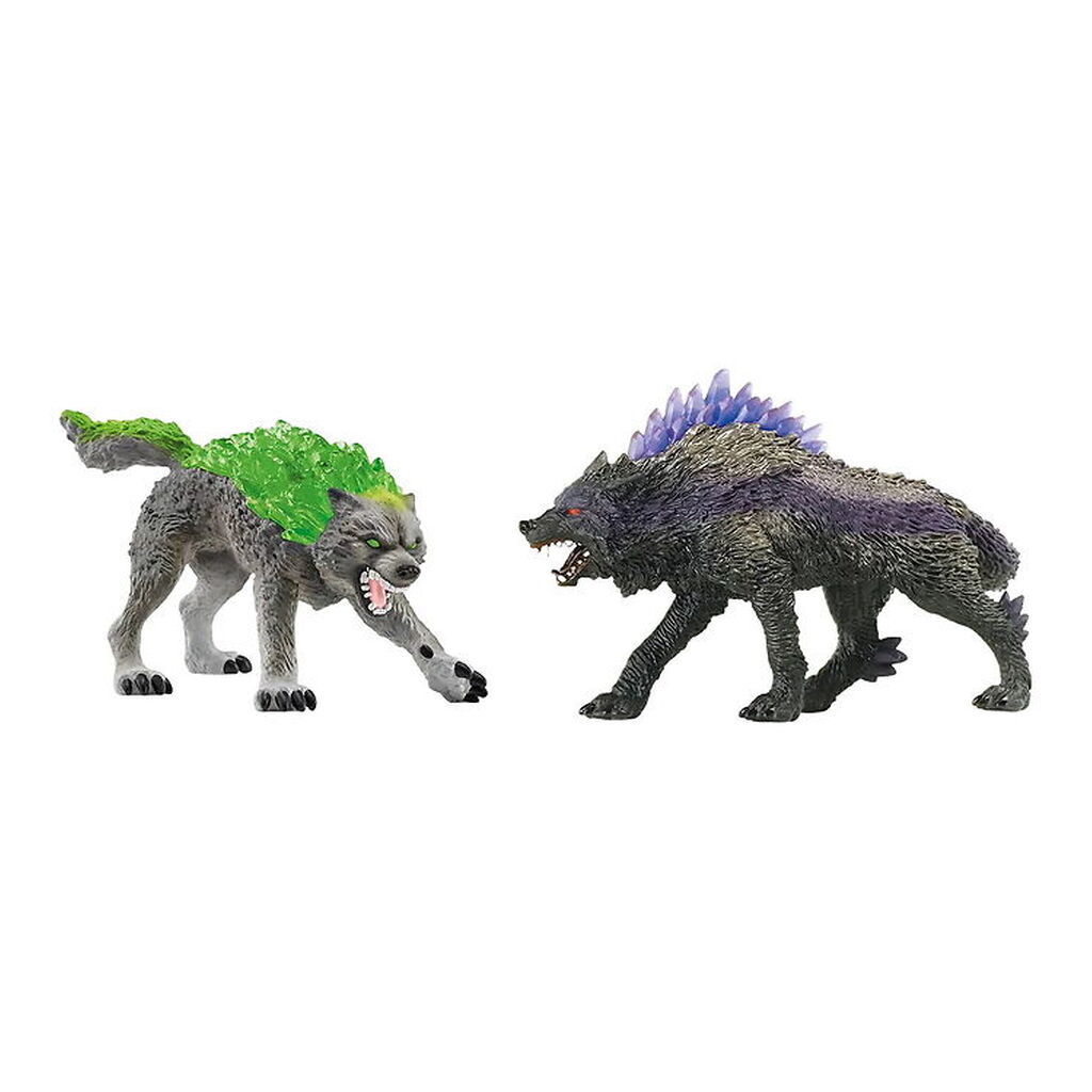 Schleich Eldrador Creatures - Granite Wolf vs. Shadow Wolf - 722