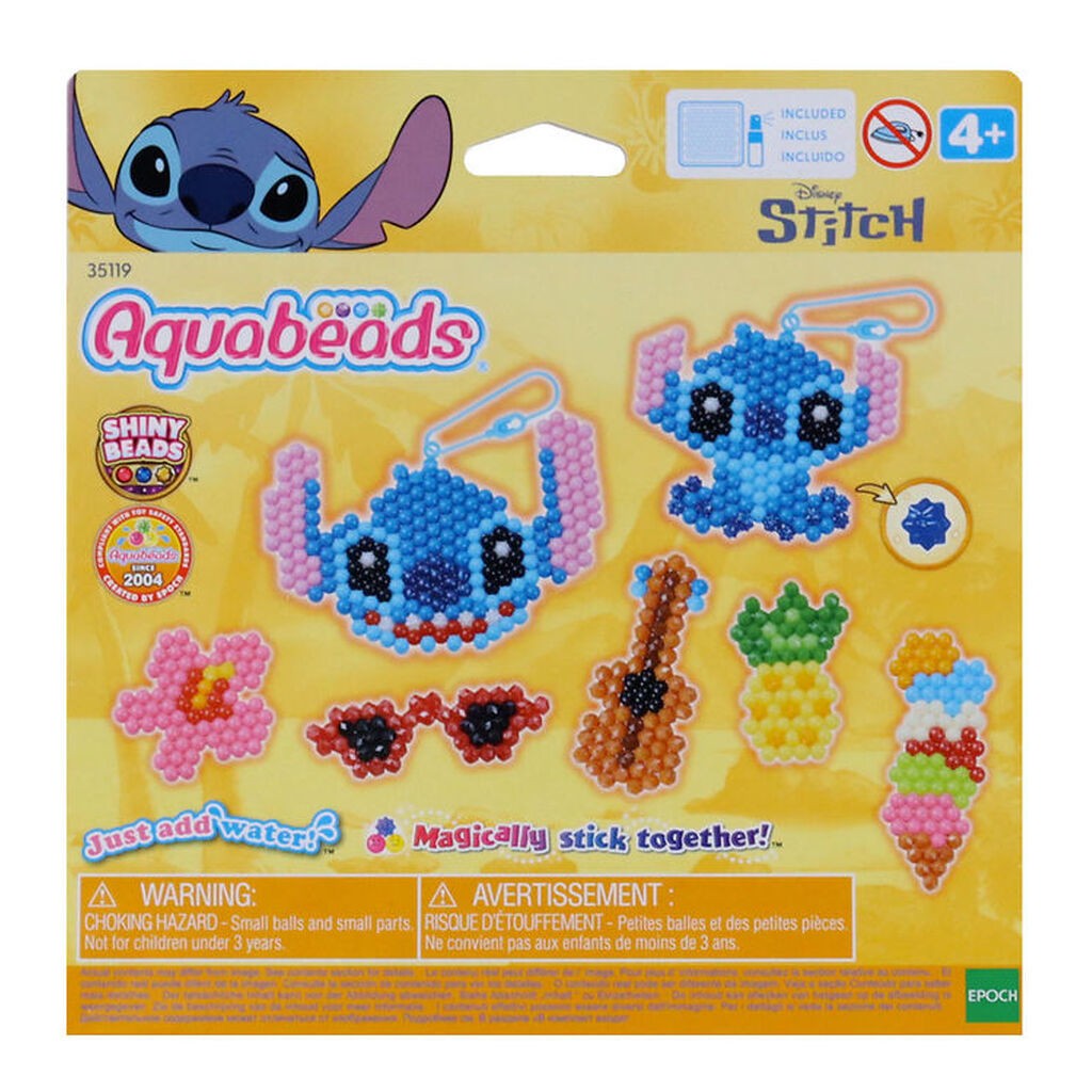 Aquabeads Perlesæt - Nøgleringe - Stitch