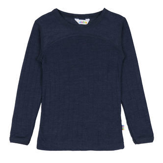 Joha Bluse - Uld/Silke - Navy