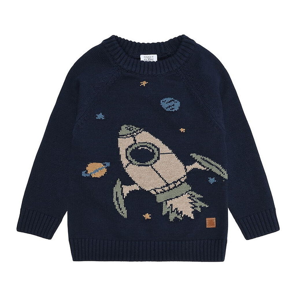 Hust and Claire Bluse - Strik - Pelle - More Navy