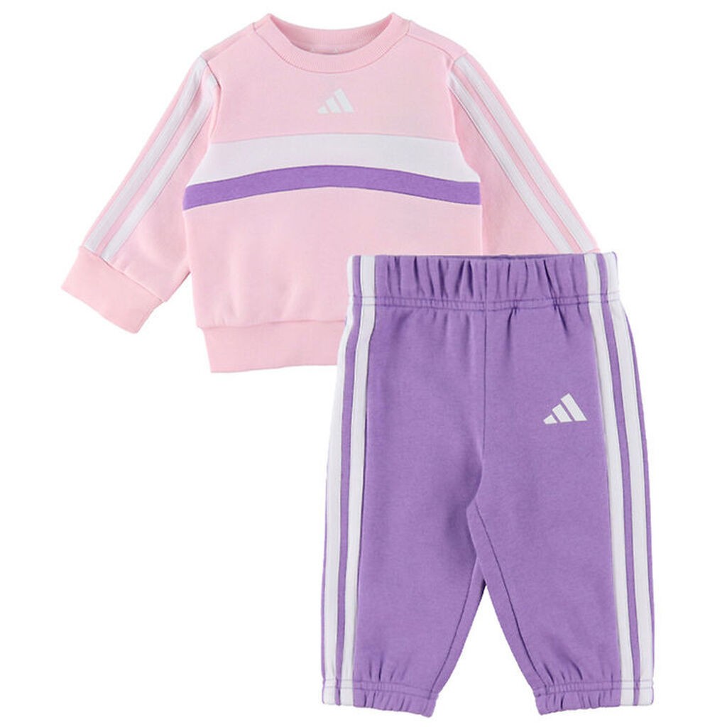 adidas Performance Sweatsæt - I 3S Tib - Clpink/White/Viofus