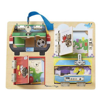 Melissa & Doug Legetøj - Activity Board Lock And Latch