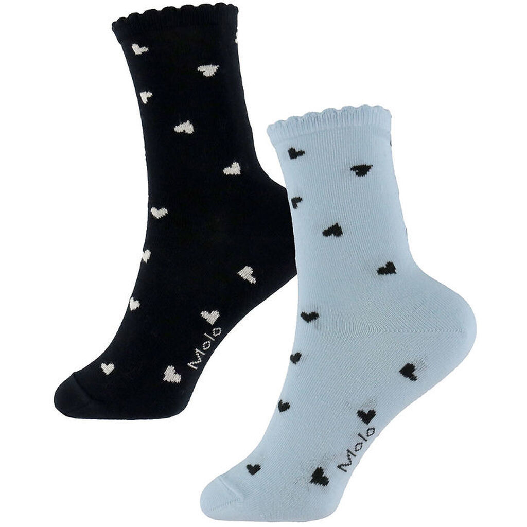 Molo Strømper - 2-pak - Nomi - Sky Black