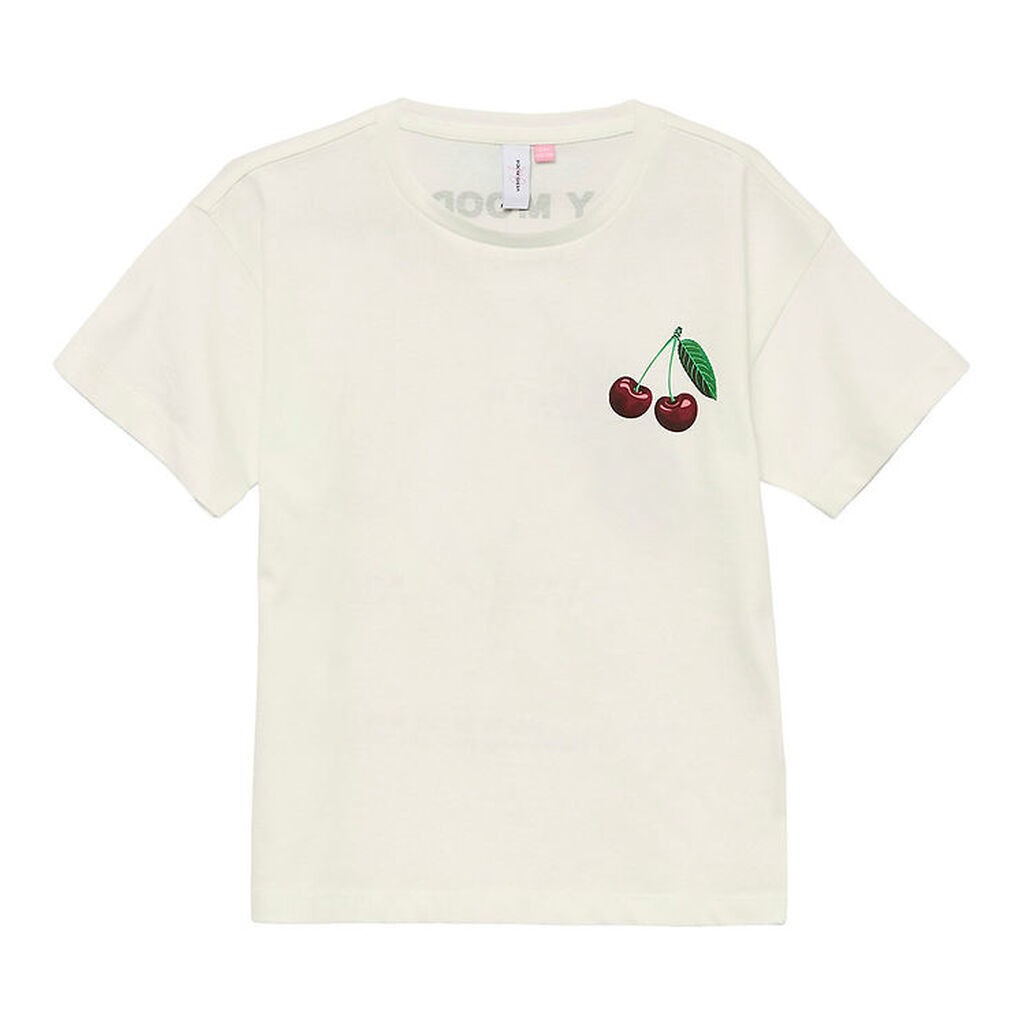 Vero Moda Girl T-shirt - VmPhotostatic - Snow White/Strawberry