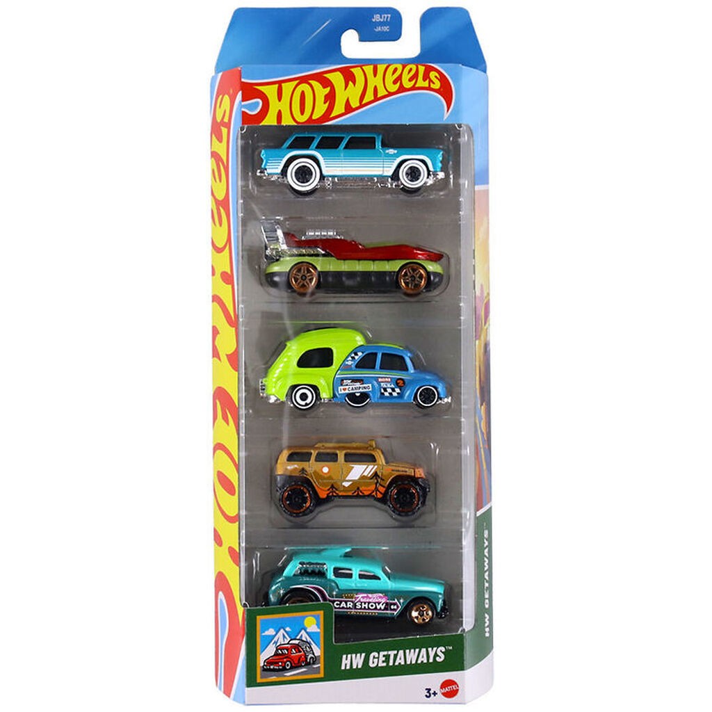 Hot Wheels Biler - 5-pak - HW Getaways