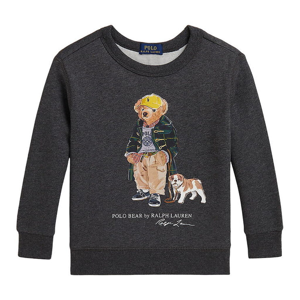 Polo Ralph Lauren Sweatshirt - Classics - Grå m. Bamse