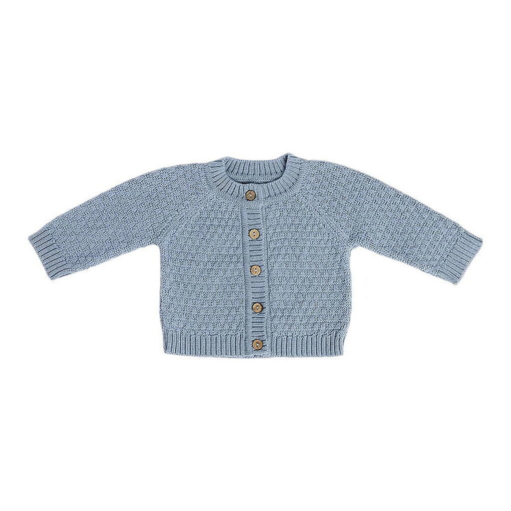 Smallstuff Cardigan - Uld - Lyseblå