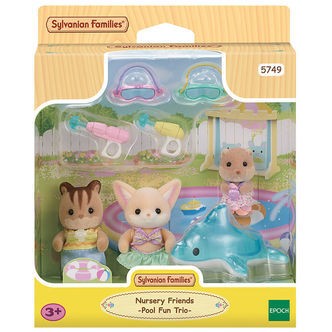Sylvanian Families - Vuggestuevenner - Badebassin Trio - 5749