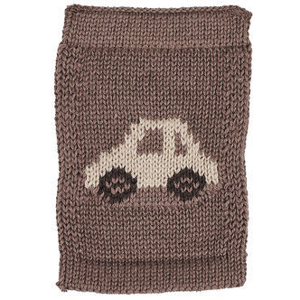 Smallstuff Strikket Flag - Bil - Natur