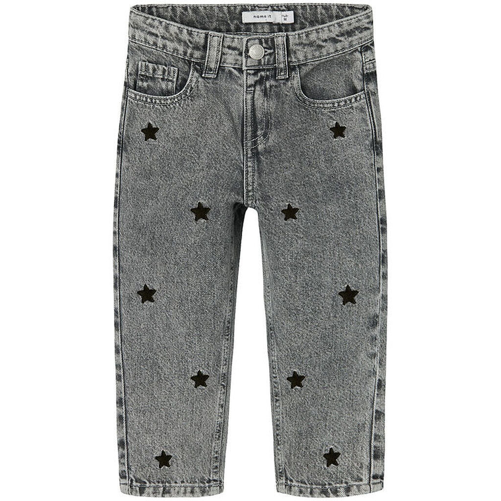 Name It Jeans - NmfBella Mom - Medium Grey Denim/Stars
