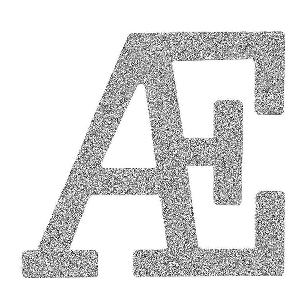 That's Mine Bogstav - Æ - Sølv Glimmer