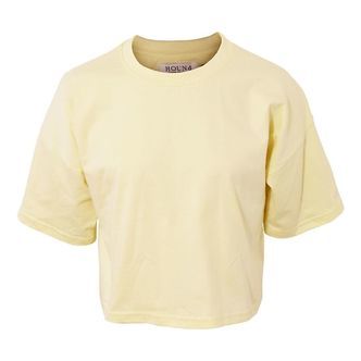 Hound T-shirt - Crop - Gul
