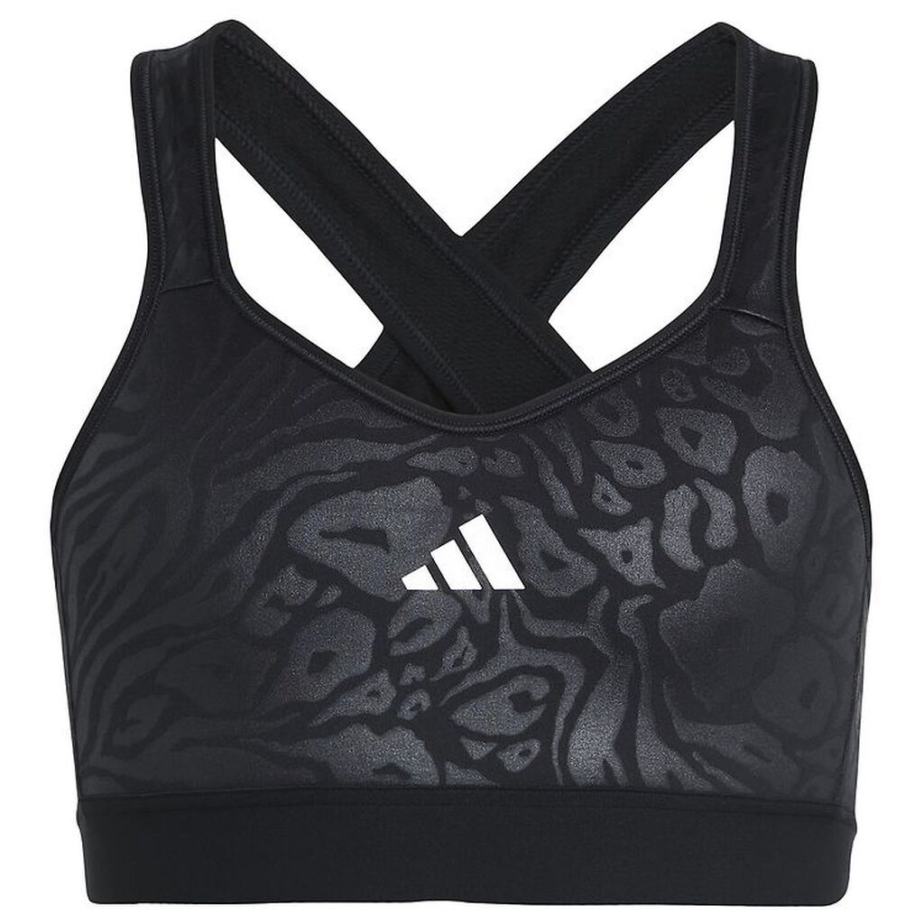 adidas Performance Træningstop - Sort m. Hvid