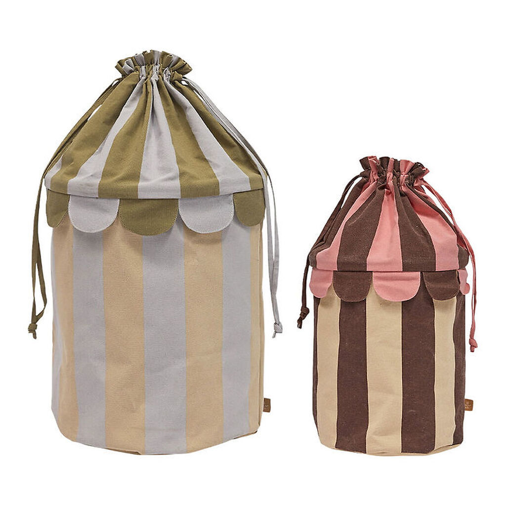 OYOY Opbevaringskurve - 2-pak - Rose/ Purple