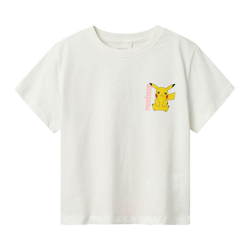 Name It T-shirt - Noos - NkfDyppi - Pokémon - Cloud Dancer m. Pr