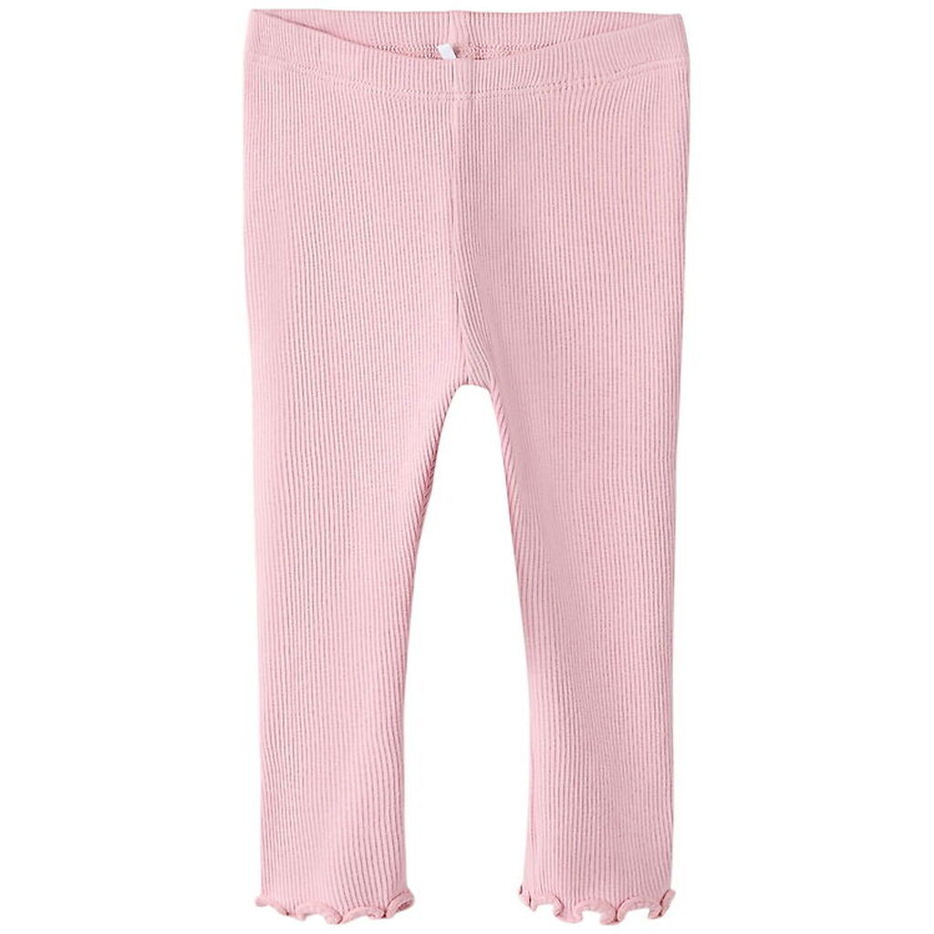 Name It Leggings - Rib - NbfKaylina - Bleached Mauve