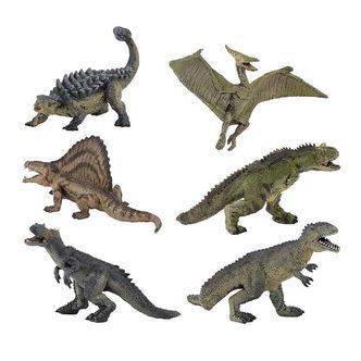 Papo Mini Dinosaurussæt 1 - 3-5 cm - 6 dele