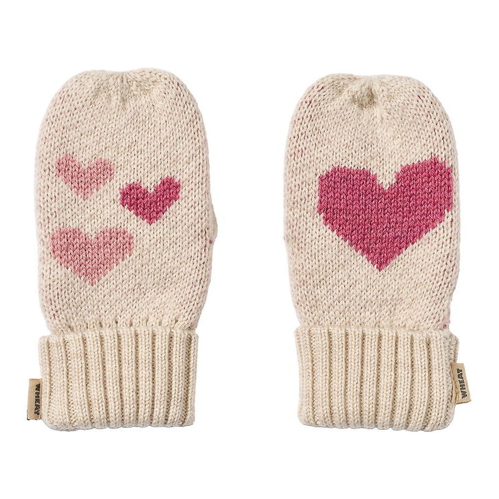 Wheat Luffer - Uld - Jacquard - Towsi - Offwhite Melange m. Hjer