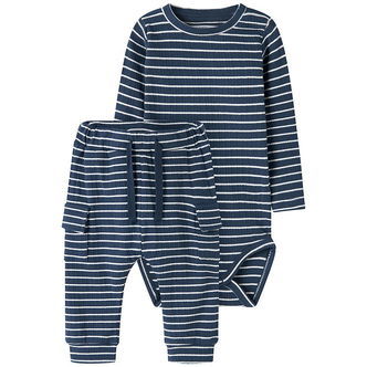 Name It Bodysæt - Body/Bukser - Rib - NbmOconnor - Insignia Blue