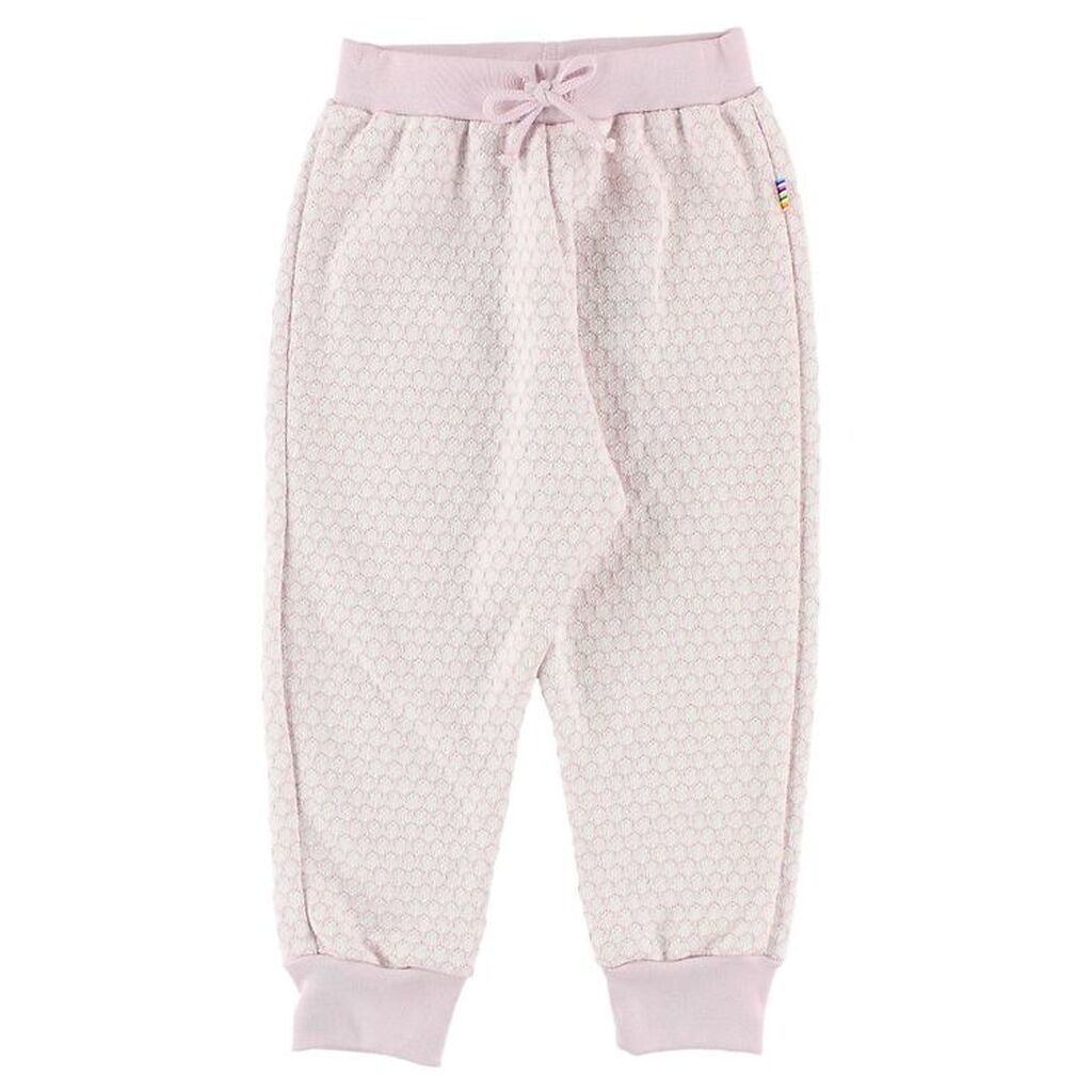 Joha Bukser - Strik - Rosa/Creme m. Mønster