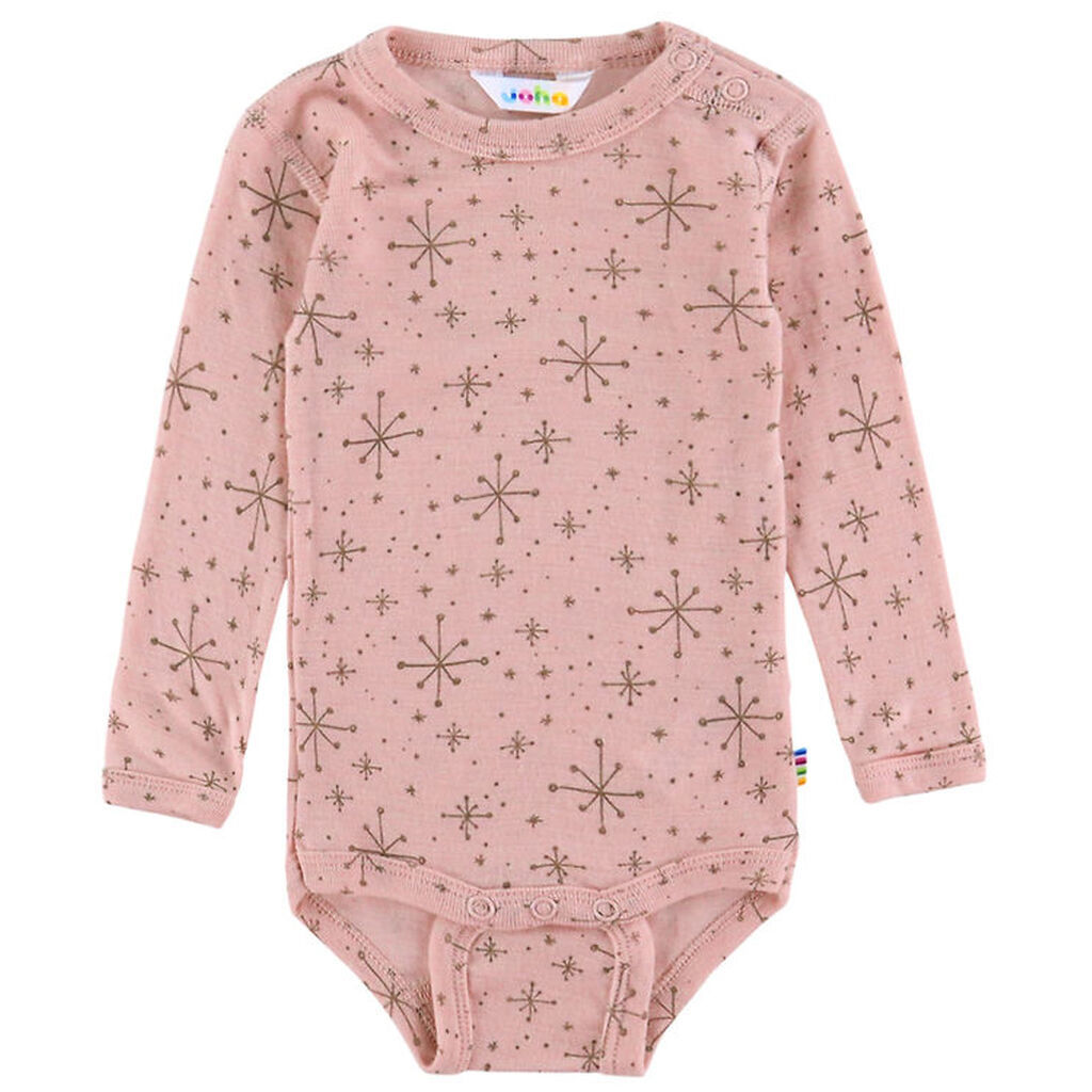 Joha Body l/æ - Uld - Rosa m. Stjerner