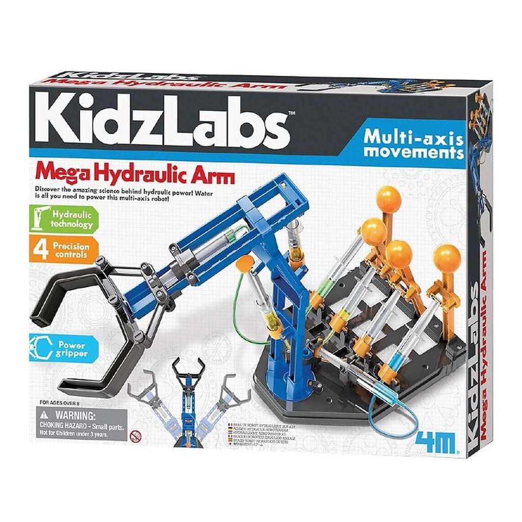 4M - KidzLabs - Mega Hydraulisk Arm