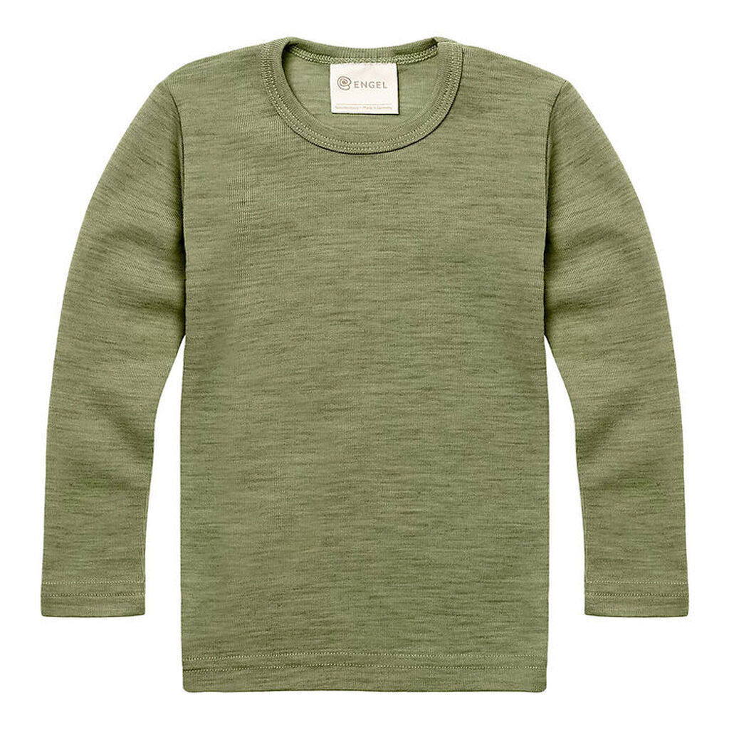 Engel Bluse - Uld - Sage Green Melange