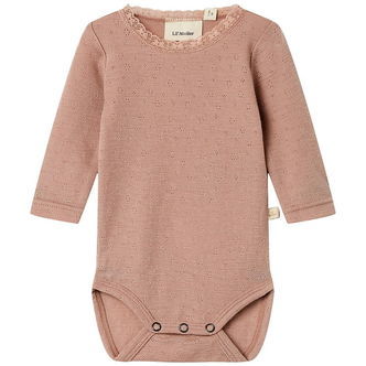 Lil' Atelier Body l/æ - Uld - NbfNoel - Slim - Roebuck