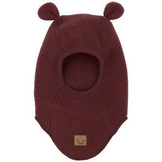 Mikk-Line Elefanthue - Uld - 1-lags - Rum Raisin m. Ører