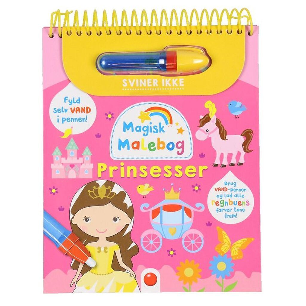 Forlaget Bolden Malebog - Magisk Malebog: Prinsesser - Dansk