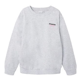 Name It Sweatshirt - NkfDaimy - Lysegråmeleret