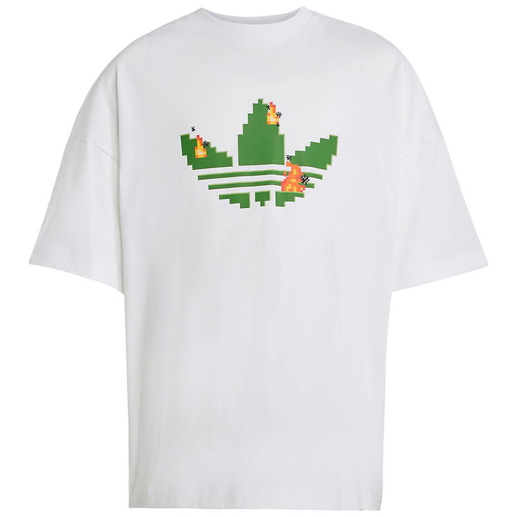 adidas Originals T-Shirt - Hvid m. Minecraft