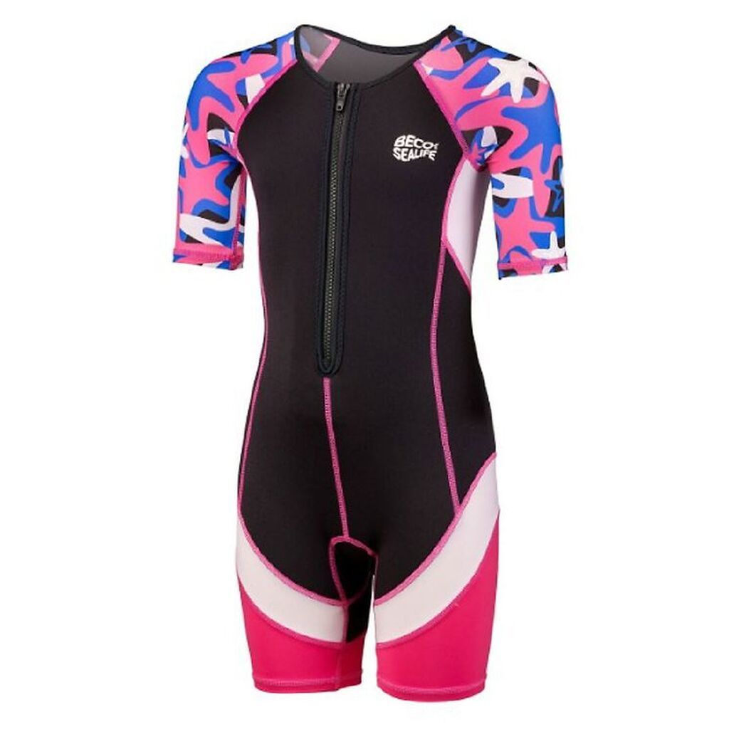 BECO Våddragt - UV50+ - Sort/Pink