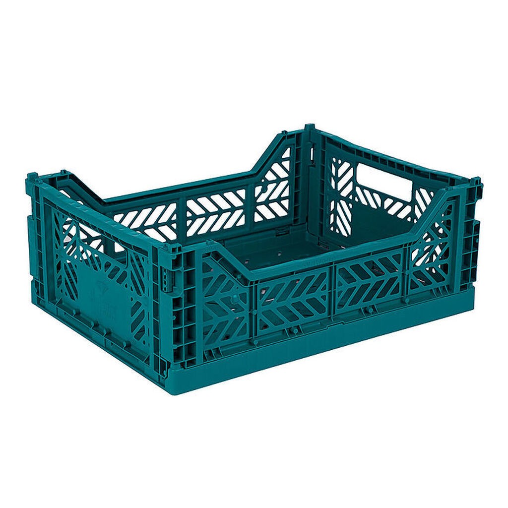 Aykasa Foldekasse - 40x30x15 cm - Midi - Peacock Green