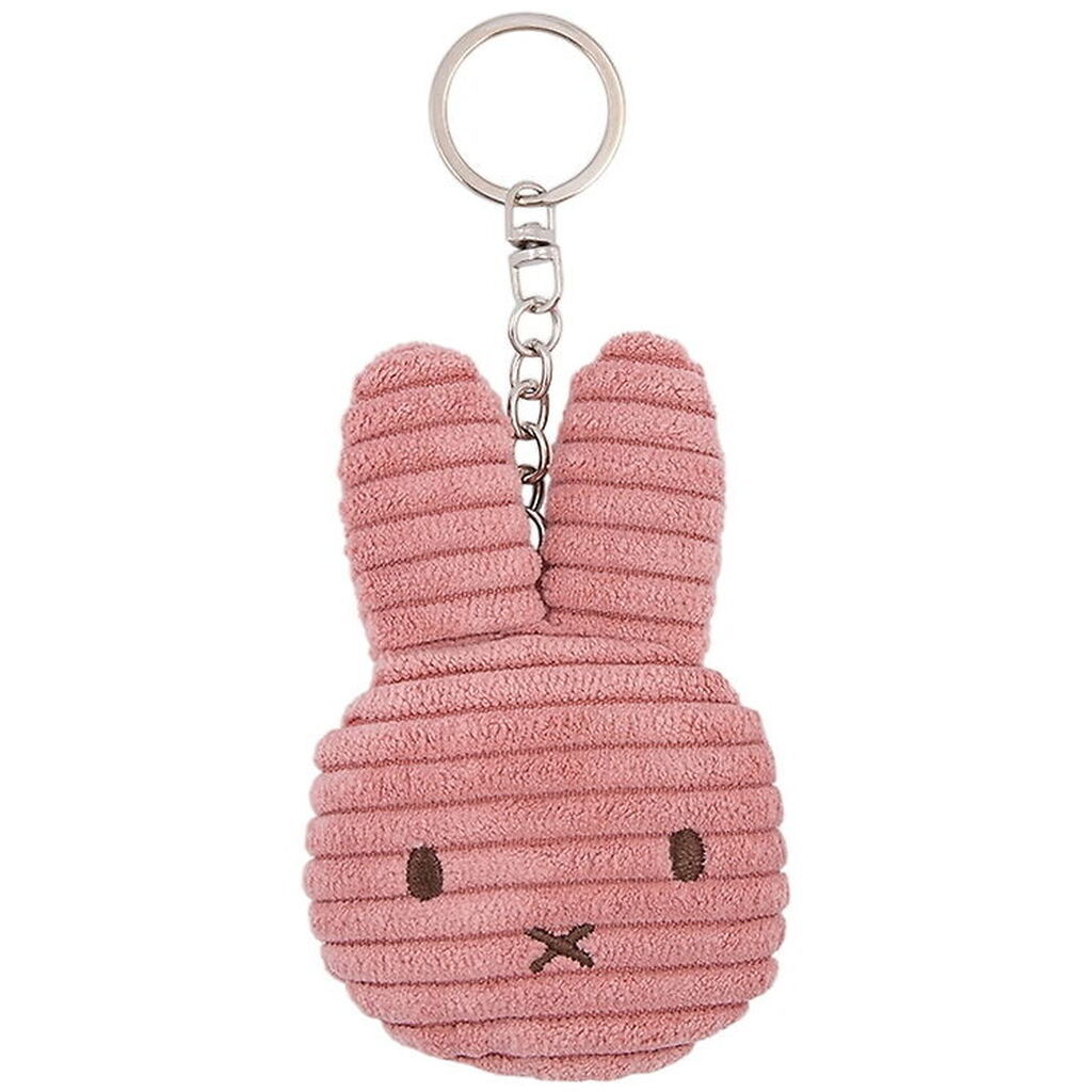 Bon Ton Toys Nøglering - 10 cm - Miffy Flat ECO Corduroy - Dusty